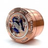 Exclusive grinder - for herbs / tobacco - 4-layers - with crystal frogMills - Grinders