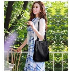 Fashionable leather backpack - multifunction vintage shoulder bag - large capacityBackpacks
