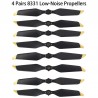 8331F - propellers - low noise - quick release - for DJI Mavic Pro / Mavic Pro Platinum - 4 pairsPropellers