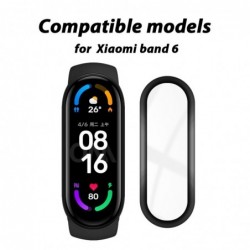 Soft glass protective film - screen cover - full curved - for Xiaomi Mi Band 5 / 6Smart-Wear