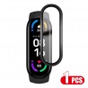 Soft glass protective film - screen cover - full curved - for Xiaomi Mi Band 5 / 6Smart-Wear