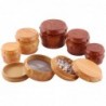 Grinder for herbs / tobacco / spices - 4 layers - with hand crank - woodenMills - Grinders