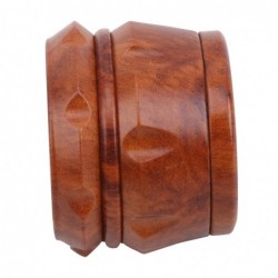 Grinder for herbs / tobacco / spices - 4 layers - with hand crank - woodenMills - Grinders