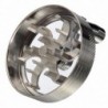 Grinder for herbs / tobacco / spices - 4 layers - with hand crank - aluminumMills - Grinders