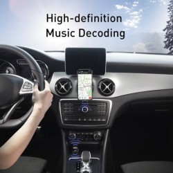 Baseus - FM transmitter - AUX - Bluetooth - dual USB - car charger - handsfree - MP3 playerAudio