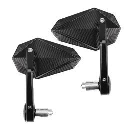 Bar end motorcycle mirrors - universal - CNC aluminium - 22mm threadMirrors