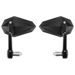 Bar end motorcycle mirrors - universal - CNC aluminium - 22mm threadMirrors