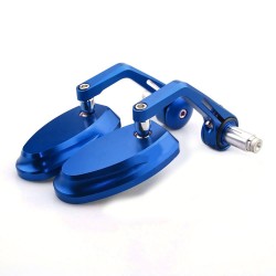 Motorcycle mirrors - for handlebar ends - CNC aluminum - universal - 7/8" - 22mm threadMirrors