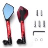 Motorcycle mirrors - CNC aluminum - blue anti-glare glass - for YAMAHA T-Max 500 / 560 / TMax 530Mirrors