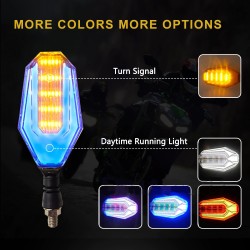 Universal motorcycle turn signal lights - LED - 2 piecesTurning lights