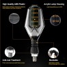 Universal motorcycle turn signal lights - LED - 2 piecesTurning lights