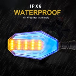 Universal motorcycle turn signal lights - LED - 2 piecesTurning lights