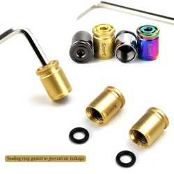 Sport - car tire valves - anti-theft caps - zinc alloy - 4 piecesWheel parts