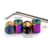 Sport - car tire valves - anti-theft caps - zinc alloy - 4 piecesWheel parts