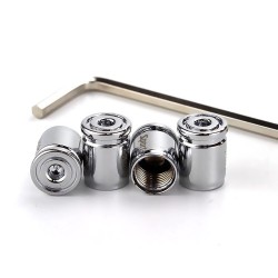 Sport - car tire valves - anti-theft caps - zinc alloy - 4 piecesWheel parts