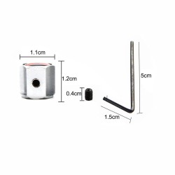 Car tire valves - anti-theft caps - with wrench - zinc alloy - middle finger styleWheel parts