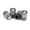 Car tire valves - aluminum caps - middle finger - 4 piecesWheel parts