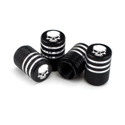 Car tire wheel valves - aluminum caps - skull design - 4 piecesWheel parts