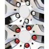 Car rim cover - protective nuts - with clip - 17mm - 20 piecesWheel parts