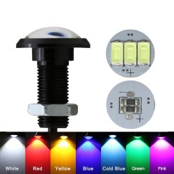 Car / motorcycle lamp - eagle eye - LED - DRL - 12V / 24V - 18mm / 23mmLights