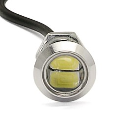 Car / motorcycle lamp - eagle eye - LED - DRL - 12V / 24V - 18mm / 23mmLights