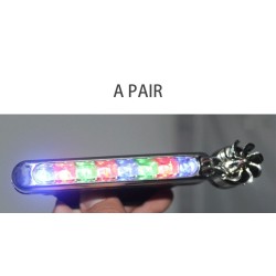 Car light - LED strip - DRL - RGB - wind energy - 2 piecesLED strips
