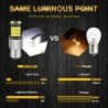 Car light bulb - waterproof - LED - DRL - P21W 1156 BA15S - 12V DC - 2 piecesTuning