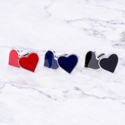 Classic heart shaped cufflinksCufflinks