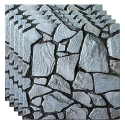 3D wall / floor sticker - self adhesive tile - waterproof - removable - 10 piecesWall stickers