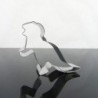 Cookie cutter mold - dinosaurs shaped - stainless steel - 4 piecesBakeware