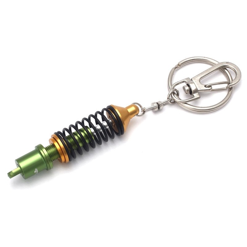 Car shock absorber - metal keychainKeyrings
