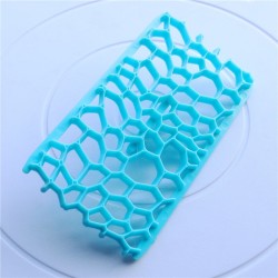 Cookie mold cutter - icing embosser - with flower printBakeware