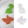 Cookie cutter mold - dinosaurs shaped - 4 piecesBakeware