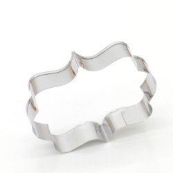 Cookie cutter mold - oval / rectangle / square - stainless steel - 8 piecesBakeware