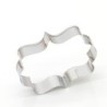 Cookie cutter mold - oval / rectangle / square - stainless steel - 8 piecesBakeware