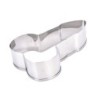 Cookie cutter mold - penis shaped - stainless steel - 3 piecesBakeware