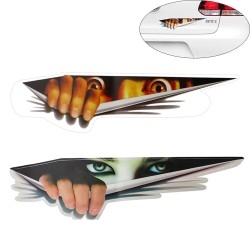 Car sticker - 3D peeking eyesStickers