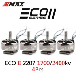 Upgraded Emax ECO II Series - 1700KV / 2400KV - 3-6S - brushless motor - 4mm bearing shaft - for RC Drone Quadcopter FPVMotor