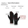 Warm winter elastic gloves - hat - balaclava - touch screen fingertips - non-slip - unisexScarves