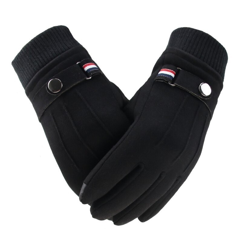 Winter suede gloves - touch screen function - windproof - anti-slip - unisexGloves