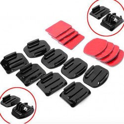 Flat / curved adhesive mount stickers - for GoPro - 8 piecesAccessories