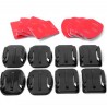 Flat / curved adhesive mount stickers - for GoPro - 8 piecesAccessories