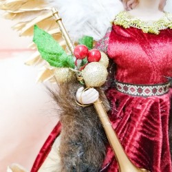 Smiling angel - standing doll - Christmas decorationChristmas