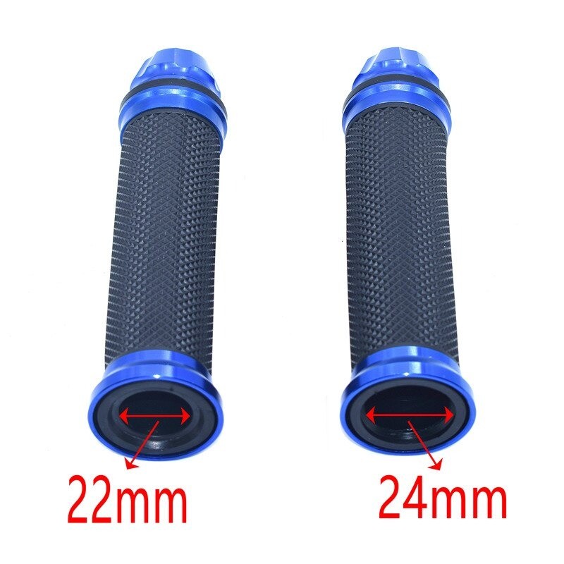 Motorcycle handlebar grips - rubber covers - 22mm / 24mmHand Grips & End