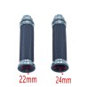Motorcycle handlebar grips - rubber covers - 22mm / 24mmHand Grips & End