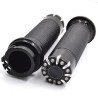 Chrome motorcycle handlebar grips - 25mm - for Harley Sportster / Touring / DynaHand Grips & End