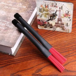 Jazz drum sticks - nylon brushes - retractable - with rubber handle - 23cm - 2 piecesDrums