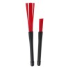 Jazz drum sticks - nylon brushes - retractable - with rubber handle - 23cm - 2 piecesDrums