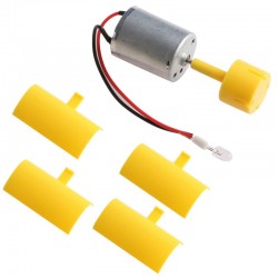 DC micro motor - LED - vertical axis - wind turbine generator bladesElectronics & Tools