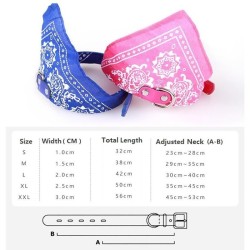 Adjustable collar with scarf - for dogs / cats / petsAnimals & Pets